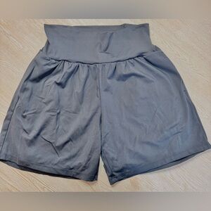 Halara High Waisted Athletic Shorts Black Flowy Athleisure Yoga Gym Size Large